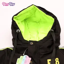 کاپشن برزنت گیپوردار هولوگرام‌دار طرح F18 OPENING کد 2683