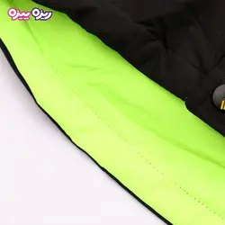 کاپشن برزنت گیپوردار هولوگرام‌دار طرح F18 OPENING کد 2683