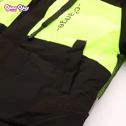 کاپشن برزنت گیپوردار هولوگرام‌دار طرح F18 OPENING کد 2683