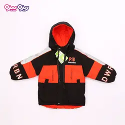 کاپشن برزنت گیپوردار هولوگرام‌دار طرح F18 OPENING کد 2683