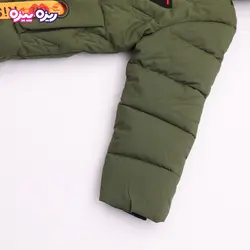 کاپشن برزنت بند‌دار طرح Kiss & Kiss کد 2681