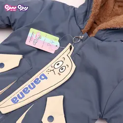 کاپشن پلی استر طرح banana کد 2672