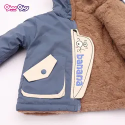 کاپشن پلی استر طرح banana کد 2672