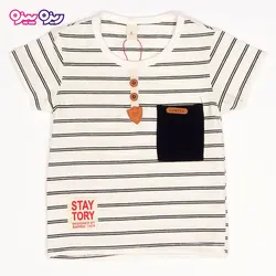 تی‌شرت پنبه لاکرا طرح STAY TORY کد 2658