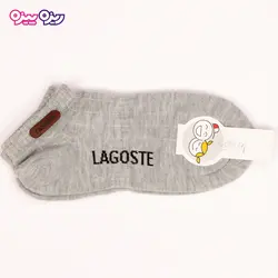 جوراب سوپر پنبه لاکرا دار طرح LAGOST کد 2650