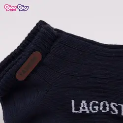 جوراب سوپر پنبه لاکرا دار طرح LAGOST کد 2650