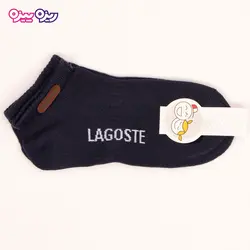 جوراب سوپر پنبه لاکرا دار طرح LAGOST کد 2650