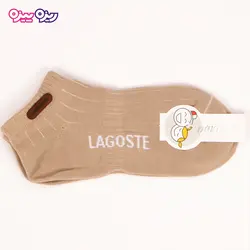 جوراب سوپر پنبه لاکرا دار طرح LAGOST کد 2650