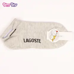 جوراب سوپر پنبه لاکرا دار طرح LAGOST کد 2650