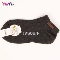 جوراب سوپر پنبه لاکرا دار طرح LAGOST کد 2650