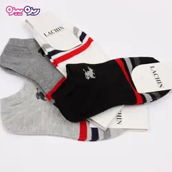 جوراب سوپر پنبه لاکرا دار کد 2646