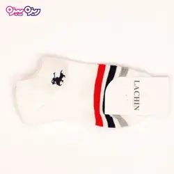 جوراب سوپر پنبه لاکرا دار کد 2646