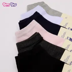 جوراب سوپر پنبه لاکرا دار کد 2643