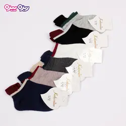 جوراب سوپر پنبه لاکرا دار کد 2640