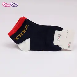 جوراب سوپر پنبه لاکرا دار طرح ONE THER کد 2637