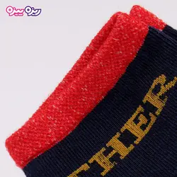جوراب سوپر پنبه لاکرا دار طرح ONE THER کد 2637