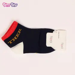 جوراب سوپر پنبه لاکرا دار طرح ONE THER کد 2637