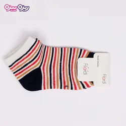 جوراب سوپر پنبه لاکرا دار طرح ONE THER کد 2637