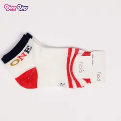 جوراب سوپر پنبه لاکرا دار طرح ONE THER کد 2637