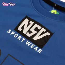 ست بلوز و شلوار سوپر پنبه لاکرا دار اسلش طرح NSV SPORT WEAR کد 2712