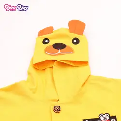 ست بلوز، شلوار و سوئیشرت پنبه دو رو لاکرادار طرح پاندا کد 2698