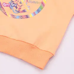 بلوز پنبه دو رو لاکرادار طرح BUNNY کد 2693