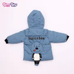 کاپشن پلی استر طرح Venice bear کد 2685