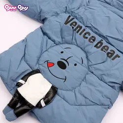کاپشن پلی استر طرح Venice bear کد 2685