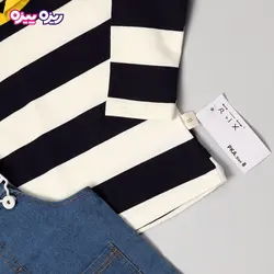 ست هودی و سرهمی پنبه دو رو لاکرادار طرح رنگین کمان کد 2859