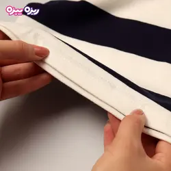 ست هودی و سرهمی پنبه دو رو لاکرادار طرح رنگین کمان کد 2859