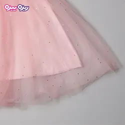 پیراهن تور ستاره‌دار بند‌دار طرح ستاره کد 2856