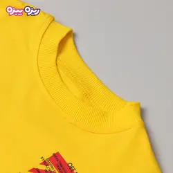 ست بلوز و شلوار سوپر پنبه لاکرا دار اسلش طرح OFF BLACK کد 2851