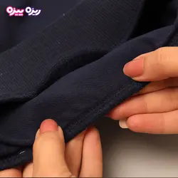 ست بلوز و شلوار دورس راسته طرح لبخند کد 2849