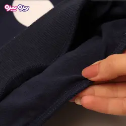 ست بلوز و شلوار دورس راسته طرح لبخند کد 2849