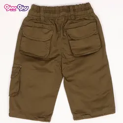 شلوارک کتان راسته کد 2606