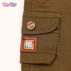 شلوارک کتان راسته کد 2606