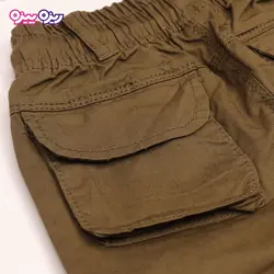 شلوارک کتان راسته کد 2606