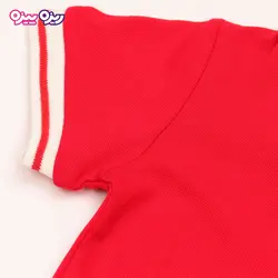 ست سرهمی و تی‌شرت جین راسته طرح زرافه ok کد 2595