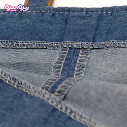 ست سرهمی و تی‌شرت جین راسته طرح زرافه ok کد 2595