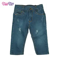 شلوارک جین راسته کد 2591