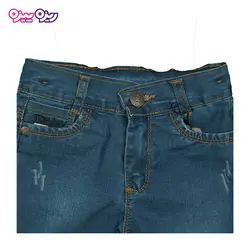 شلوارک جین راسته کد 2591