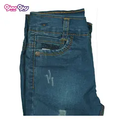 شلوارک جین راسته کد 2591