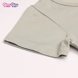 ست تی‌شرت و شلوارک اسلپ طرح KaKamee کد 2501