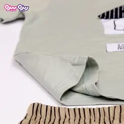 ست تی‌شرت و شلوارک اسلپ طرح KaKamee کد 2501