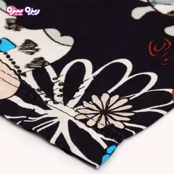 ست تی‌شرت و شلوار نخی طرح گاو کد 2497