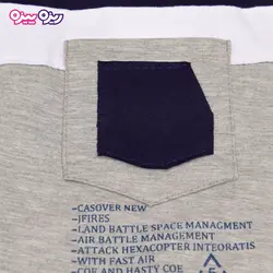 تی‌شرت پنبه لاکرا طرح 70-80 Nm (40/23) کد 2489