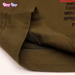 ست تی‌شرت و شلوارک پنبه تک‌رو لاکرادار طرح KIDS SPERTING FOR TEAM کد 2473