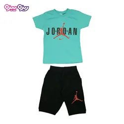 ست تی‌شرت و شلوارک طرح GORDAN --AR کد 2358