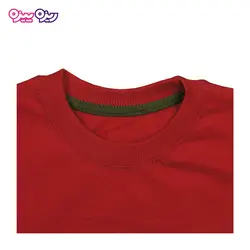 ست تی‌شرت و شلوارک پنبه تک‌رو لاکرادار طرح سه‌سگ READYMIWOO کد 2357