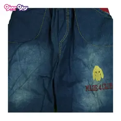 ست تی‌شرت و شلوارک پنبه تک‌رو لاکرادار طرح سه‌سگ READYMIWOO کد 2357